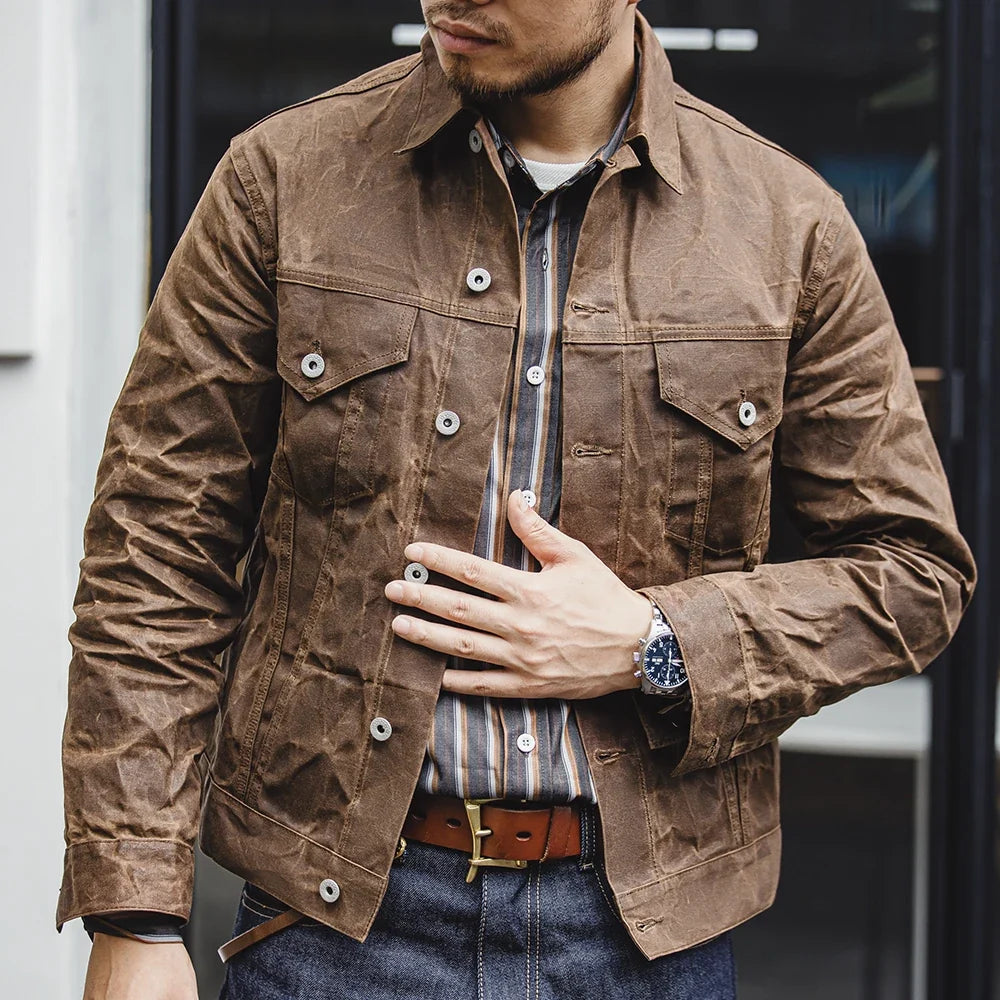 Marcus | Chaqueta Safari Encerada