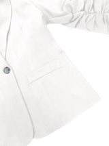 Blazer formal sencillo con solapa