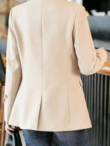Blazer formal con solapa y un botón