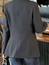 Blazer formal con solapa y un botón