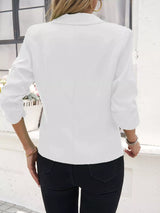 Blazer formal sencillo con solapa