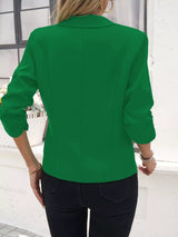 Blazer formal sencillo con solapa