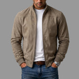 Varel | Chaqueta Bomber de Ante