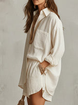 BIANCA · CONJUNTO BOHO DE LINO