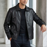 Ethan | Chaqueta de Cuero Clásica