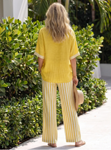 Amélia | Conjunto Suelto de Verano con Pantalón Fluido