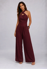 Bianca / Mono elegante con escote cruzado