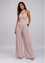Bianca / Mono elegante con escote cruzado