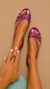 SARA | Sandalias Doradas Esencia de Verano