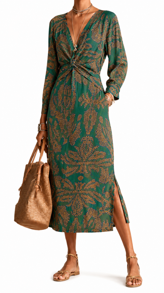 ISADORA | Vestido Midi Estampado