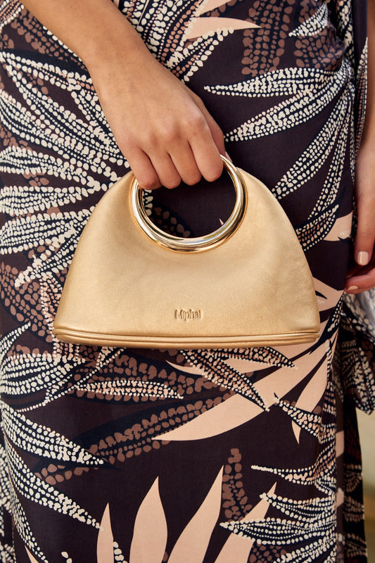 Bolso Coco Dorado
