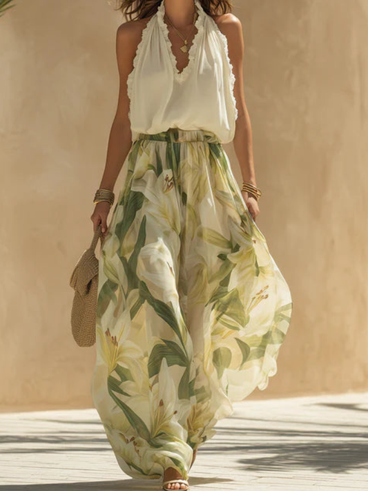 Lyselle™ | Elegante conjunto ligero con estampado floral