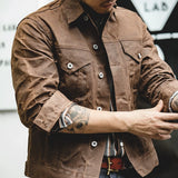 Marcus | Chaqueta Safari Encerada