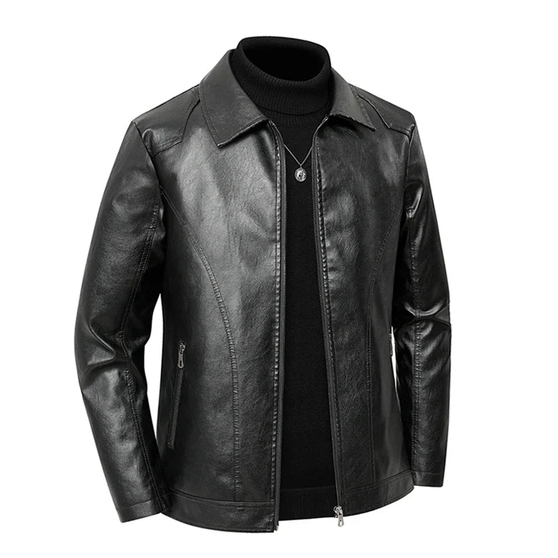 Ethan | Chaqueta de Cuero Clásica
