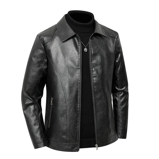 Ethan | Chaqueta de Cuero Clásica