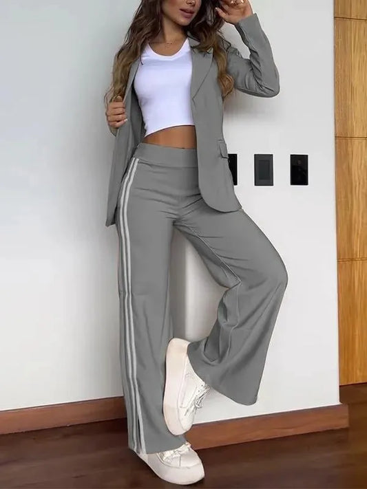 Noa | Conjunto Blazer y Pantalón Ancho