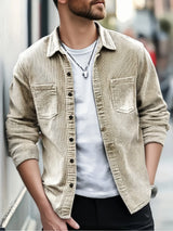 Logan | Camisa de Pana con Botones
