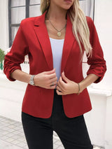 Blazer formal sencillo con solapa