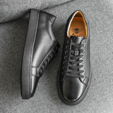 Zapatos Negros de Piel Genuina Claudio