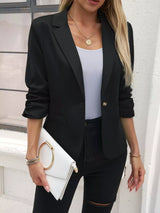 Blazer formal sencillo con solapa