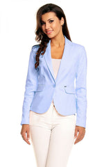 Blazer de un botón con solapa