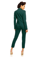 Blazer de un botón con solapa