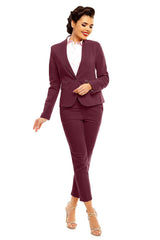 Blazer de un botón con solapa