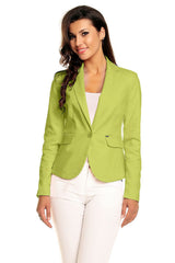 Blazer de un botón con solapa