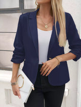Blazer formal sencillo con solapa