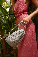 Bolso Saco Lusso Plata