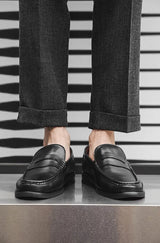 Mocasines Casuales Slip-On de Piel Sintética
