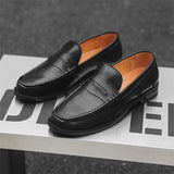 Mocasines Casuales Slip-On de Piel Sintética