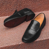 Mocasines Casuales Slip-On de Piel Sintética