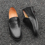 Mocasines Casuales Slip-On de Piel Sintética