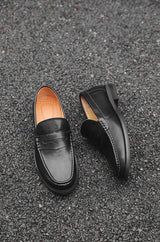 Mocasines Casuales Slip-On de Piel Sintética